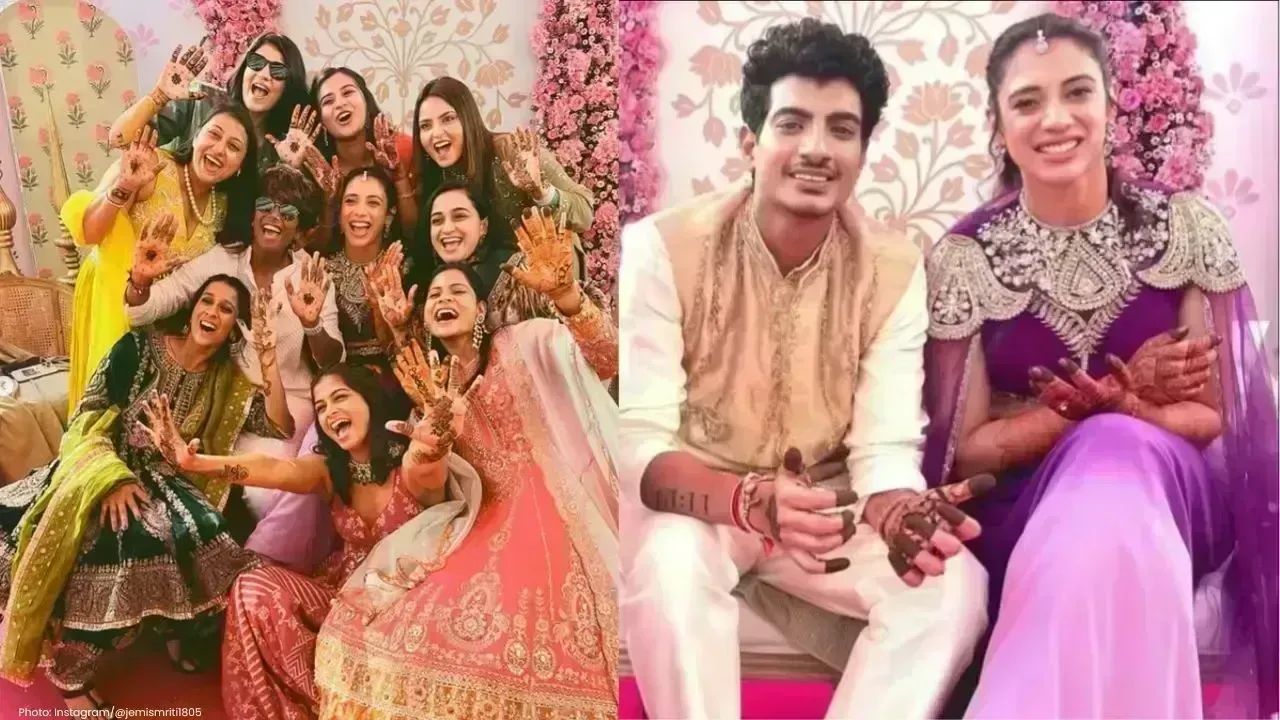 Smriti Mandhana and Palash Muchhal's Colorful Pre-Wedding Celebrations
