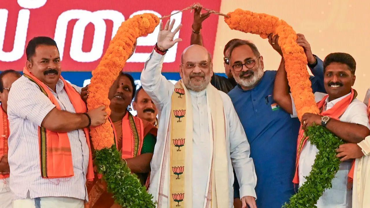 AMIT SHAH LAUNCHES BJP’S ‘VIKASIT KERALAM’ MISSION IN KERALA