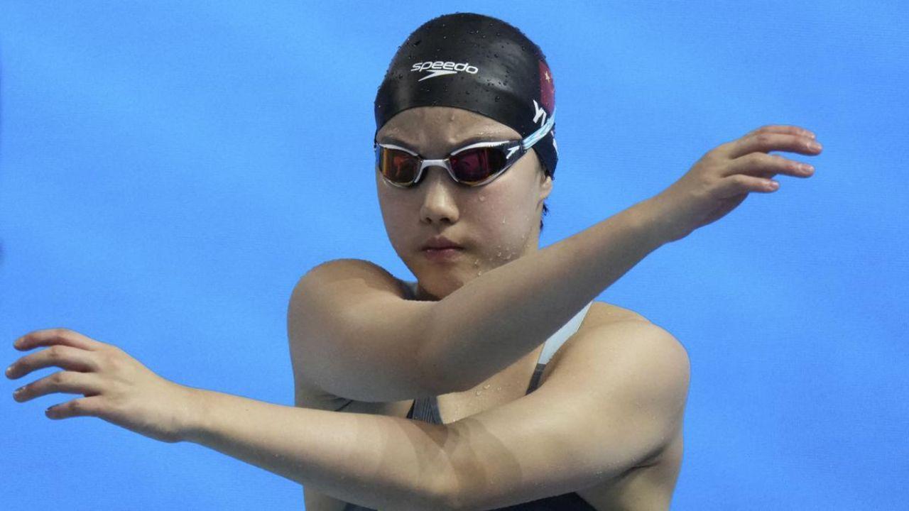 12-year-old Yu Zidi wins historic world swimming medal at 12