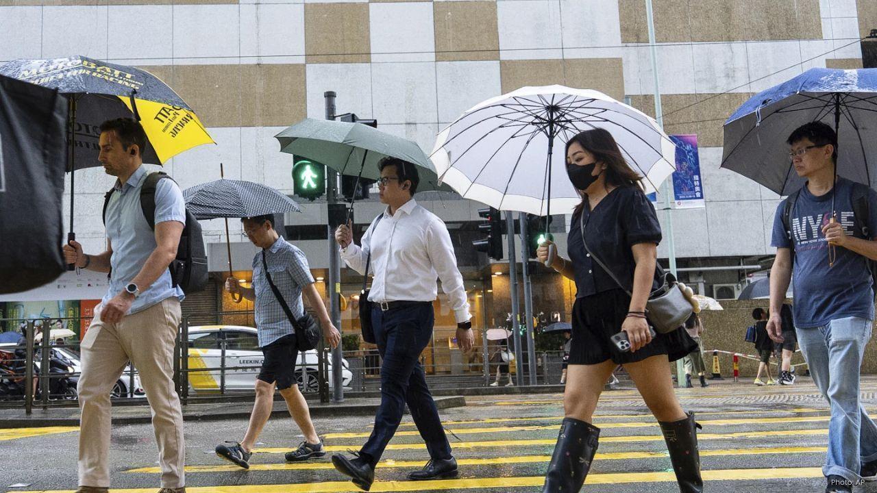 Tropical Storm Podul Hits China and Taiwan Heavy Rainfall Hits