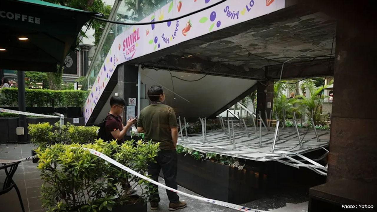 Ceiling Collapse at Liat Towers Orchard Road Injures 3, SCDF Responds Fast