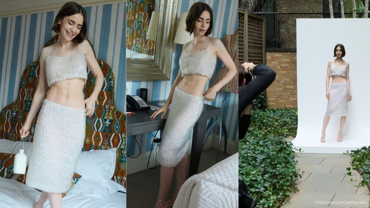 Lily Collins Shines in Glamorous Calvin Klein Look at New York Fashion Week