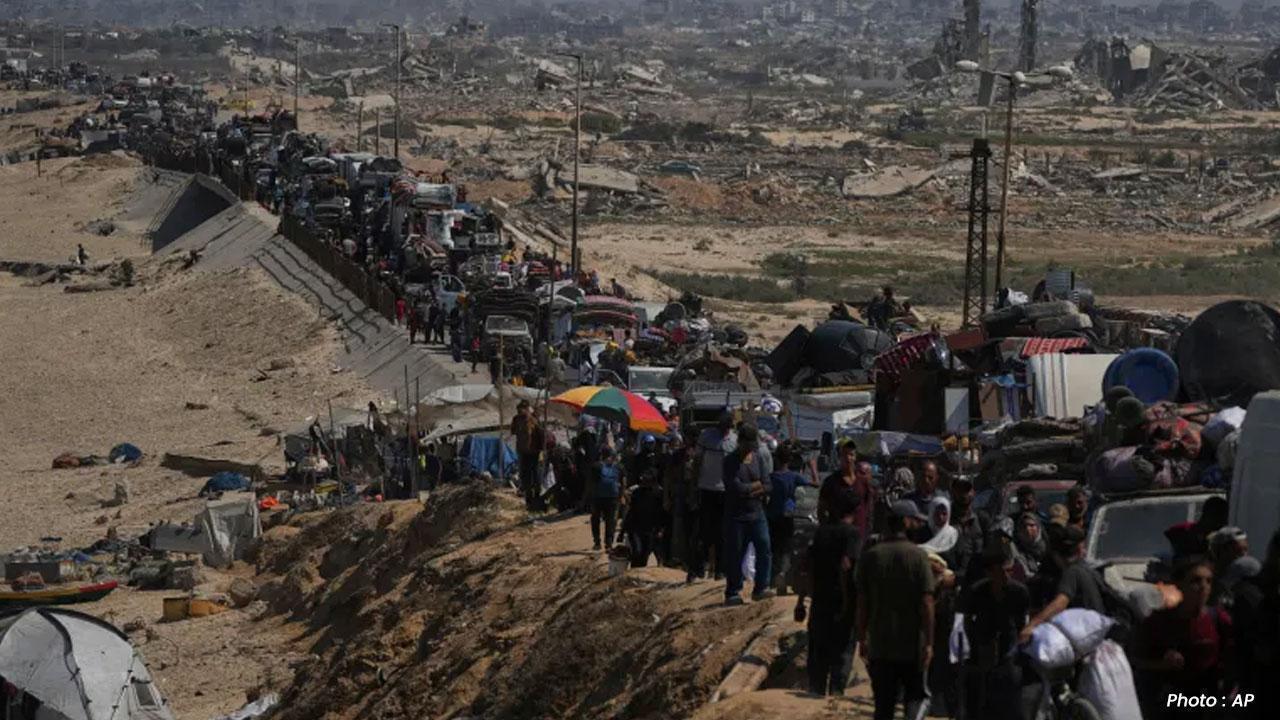 Gaza Crisis Thousands Flee Amid Israel’s Intensifying Ground Offensive