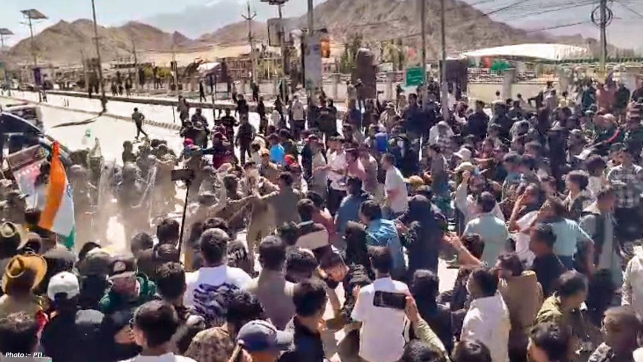 Ladakh Protests Turn Violent Amid Shutdown for Statehood Demand