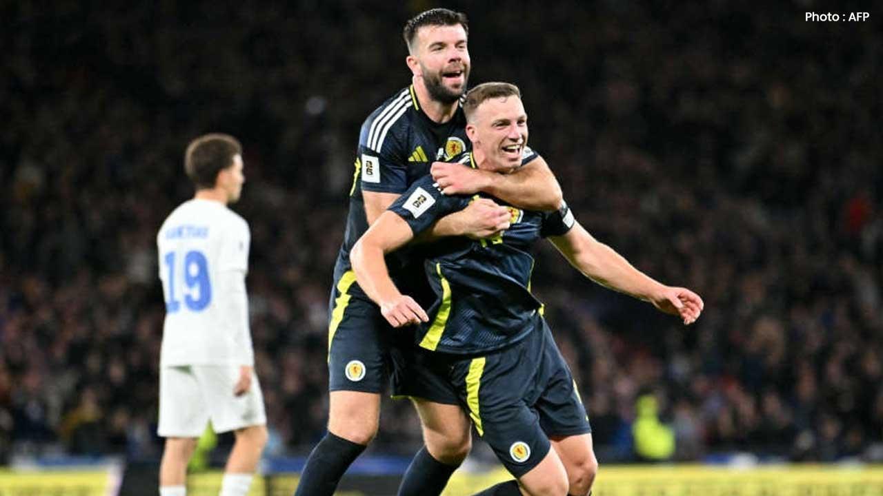 Scotland Beats Greece 3-1 in World Cup Qualifier, Clarke Equals Record