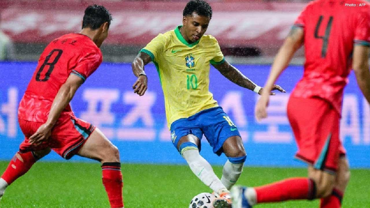 Brazil Dominates South Korea 5-0 in Friendly, Estevao & Rodrygo Shine