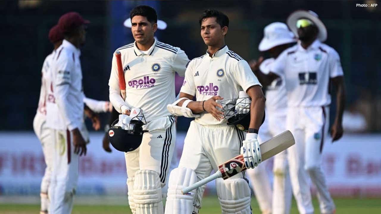 India Post 518-5, Dominate West Indies With Early Wicket Lead India Post 518-5, Dominate West Indies With Early Wicket Lead