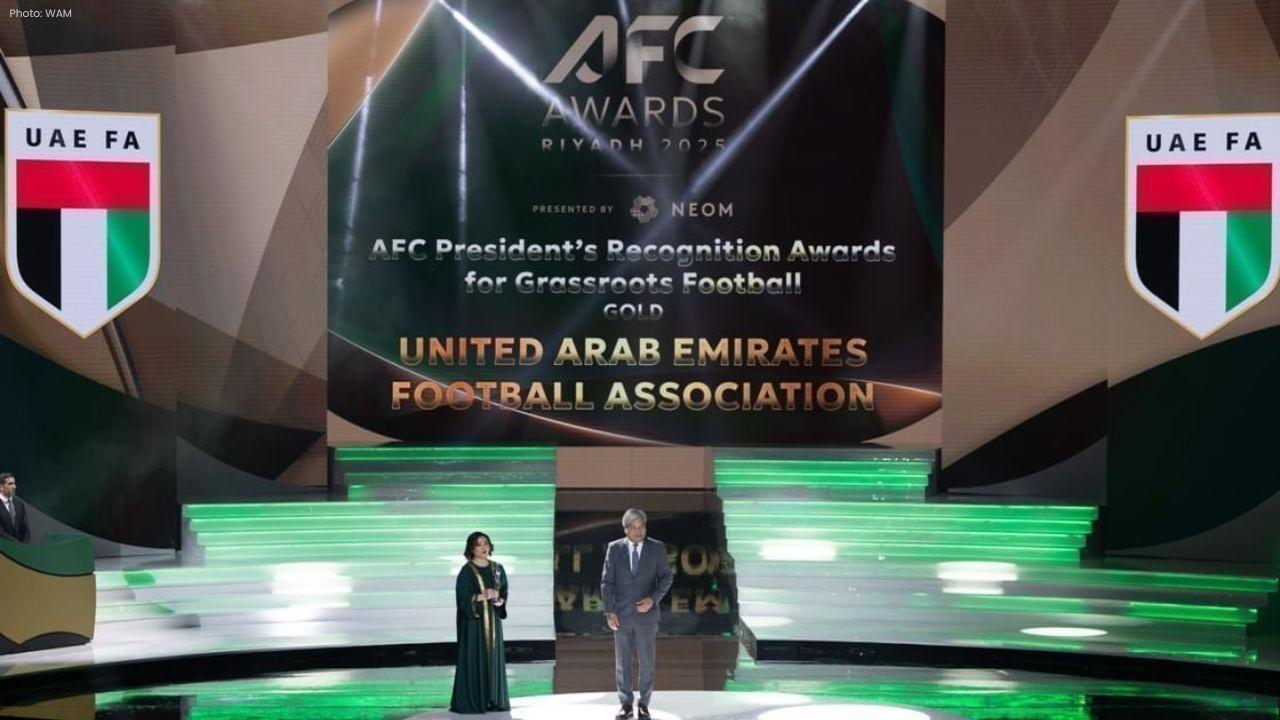 UAEFA Wins AFC Grassroots Football Gold, Inspires Young Players