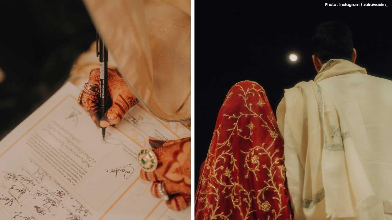 Zaira Wasim Announces Marriage with Intimate Nikaah Ceremony Photos