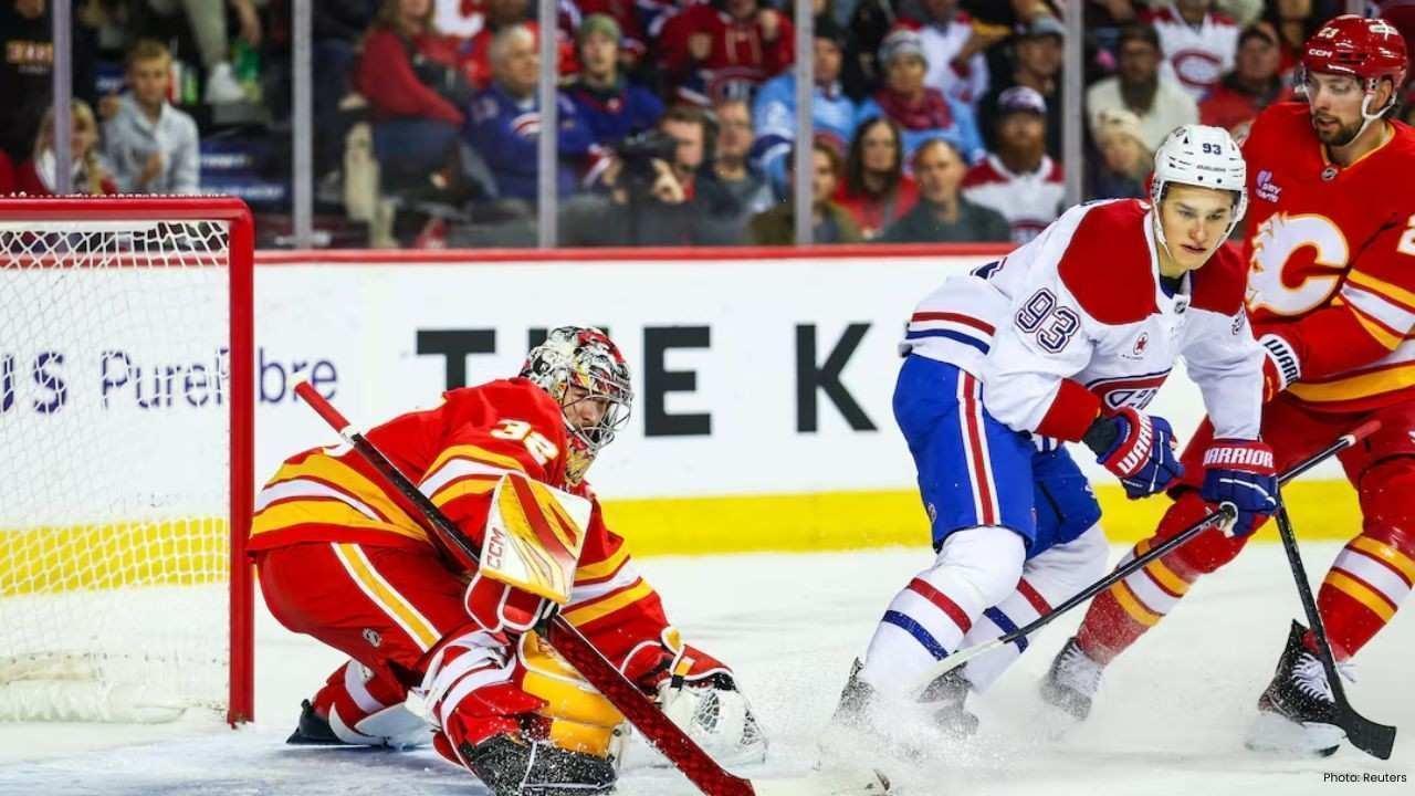 Canadiens Triumph Over Flames 2-1 in Overtime Thriller Canadiens Triumph Over Flames 2-1 in Overtime Thriller