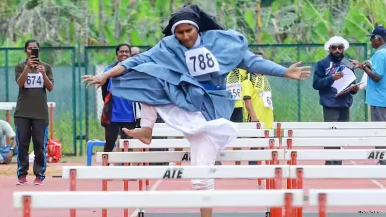 Sister Sabina Triumphs in Hurdle Race Before Teaching Retirement