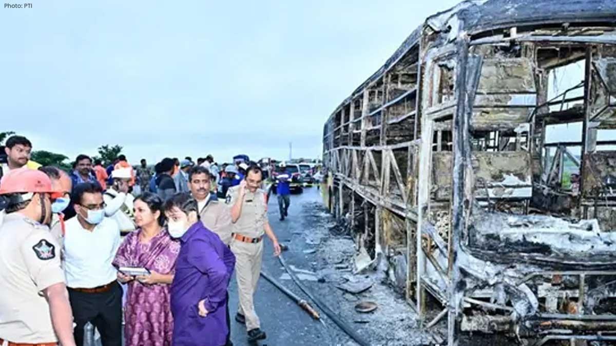 Tragic Bus Fire in Kurnool Claims 20 Lives