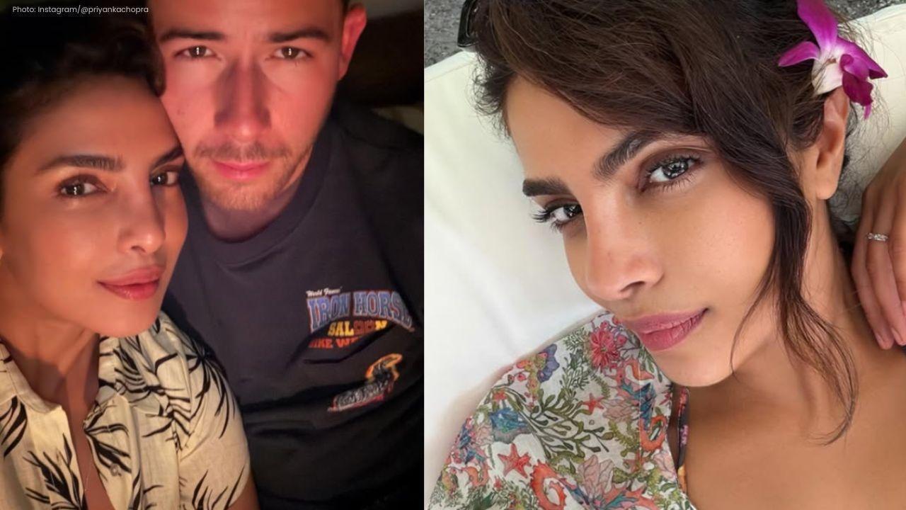 Priyanka Chopra Enjoys Vacation Selfies with Nick Jonas
