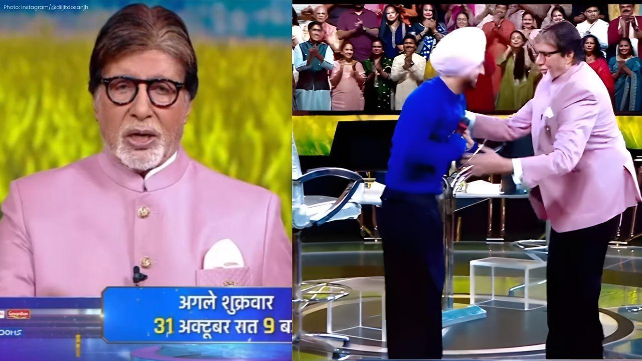 Diljit Dosanjh Stars in KBC 17, Amitabh Bachchan’s Heartfelt Welcome