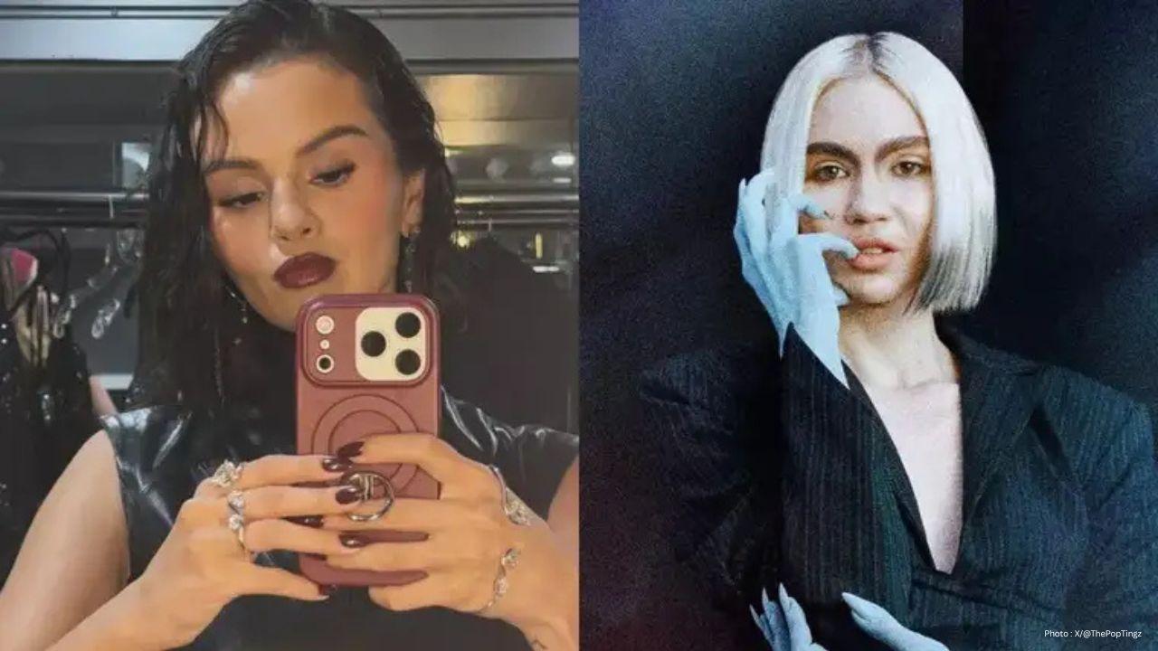 Grimes Defends Selena Gomez Amidst Online Trolling and Body-Shaming Grimes Defends Selena Gomez Amidst Online Trolling and Body-Shaming