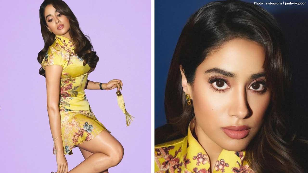 Janhvi Kapoor Reimagines 2000s Glamour in a Roberto Cavalli Gown