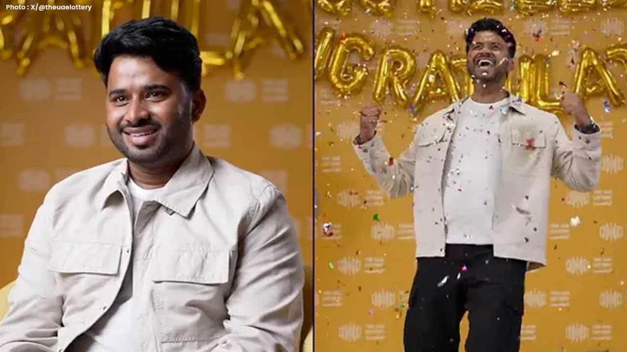 Indian Expat Wins UAE Lottery First Dh100 Million Jackpot
