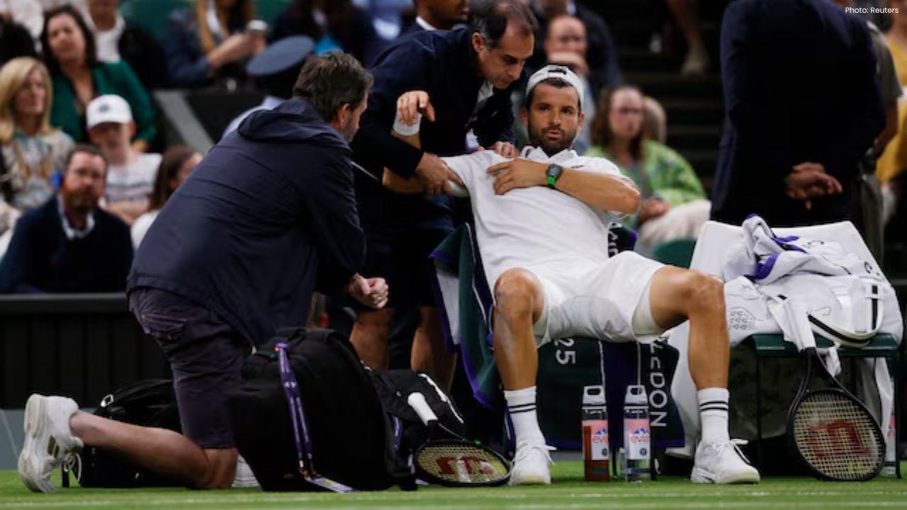 Dimitrov Returns Strong After Injury, Beats Mpetshi Perricard Dimitrov Returns Strong After Injury, Beats Mpetshi Perricard