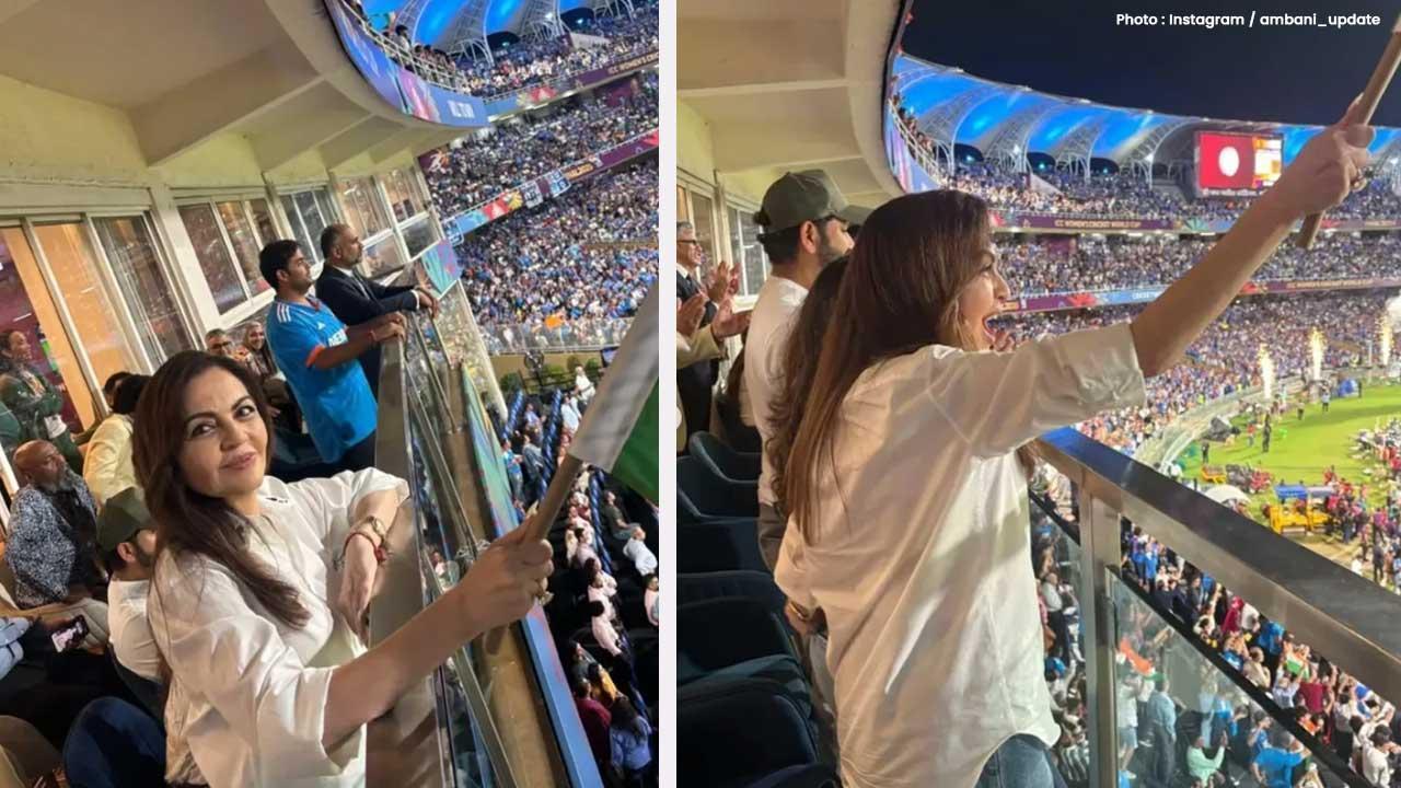 Nita Ambani Celebrates India Women’s World Cup Win In Chic White Denim Look
