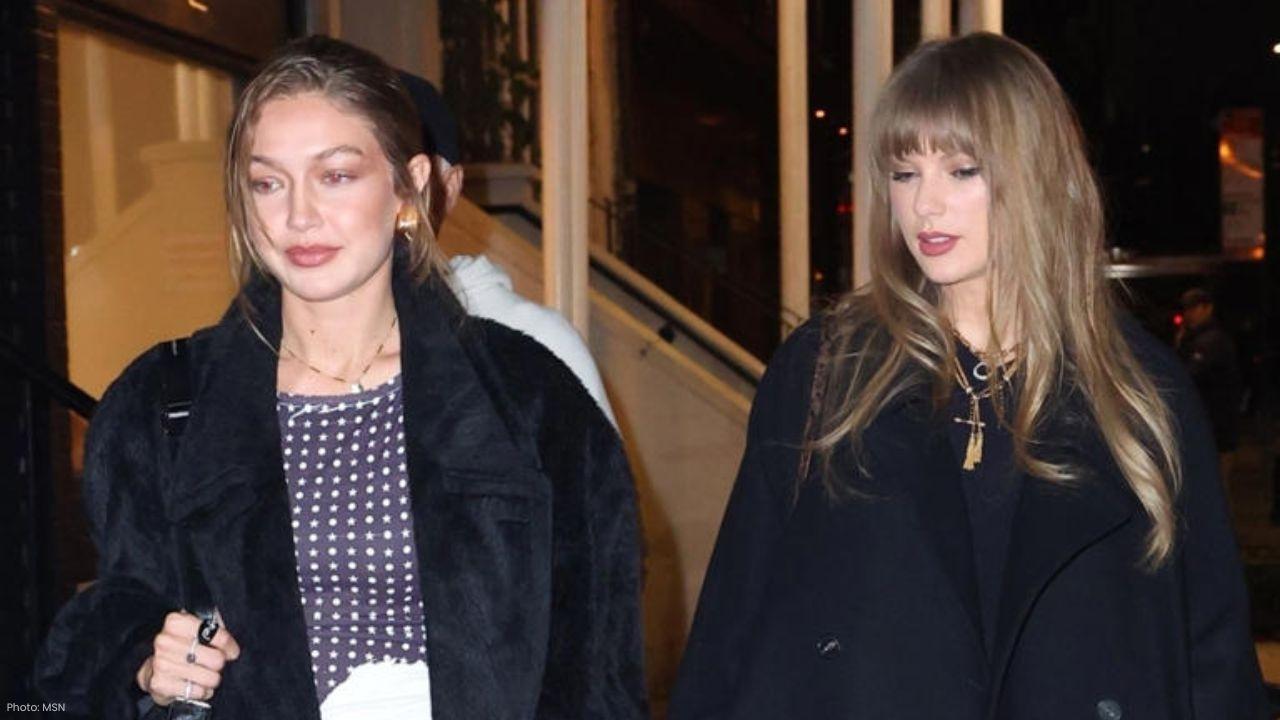 Taylor Swift and Gigi Hadid Step Out in Coordinated Chic Looks in NYC