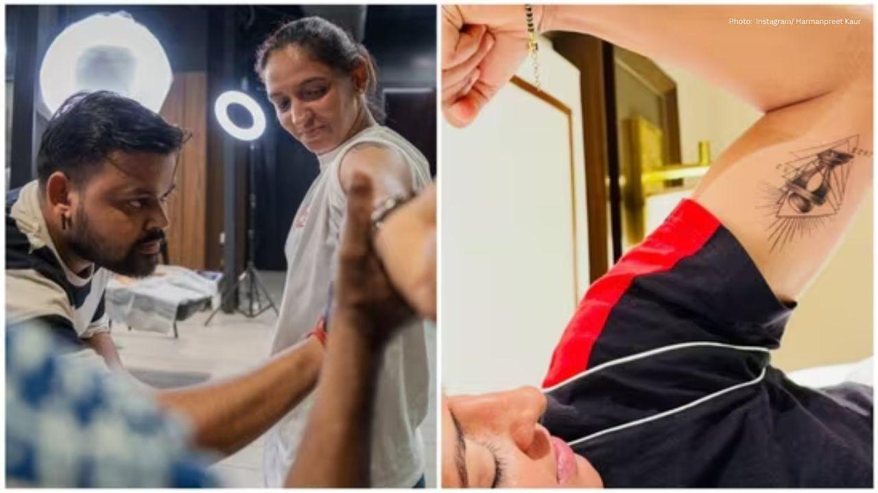Harmanpreet Kaur Commemorates World Cup Triumph with New Tattoo