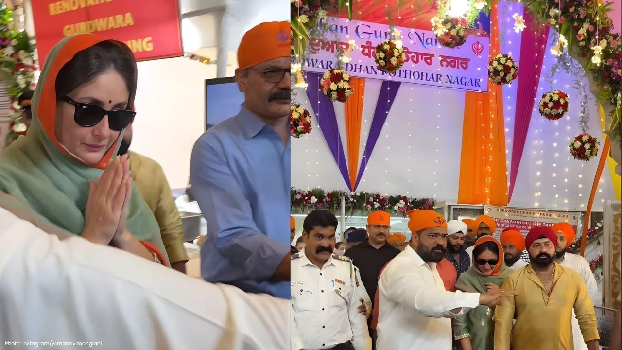 Kareena Kapoor marks Guru Nanak Jayanti with gurdwara visit in Mumbai