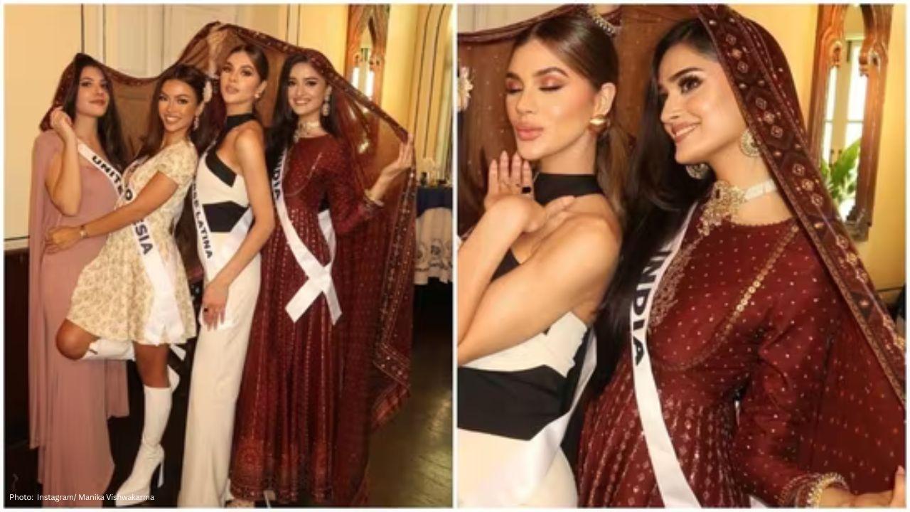 Manika Vishwakarma Showcases Indian Elegance at Miss Universe 2025