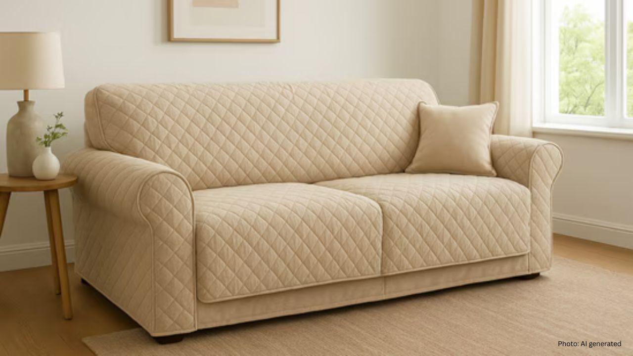 Elevate Your Living Room with Stylish Quilted Sofa Covers