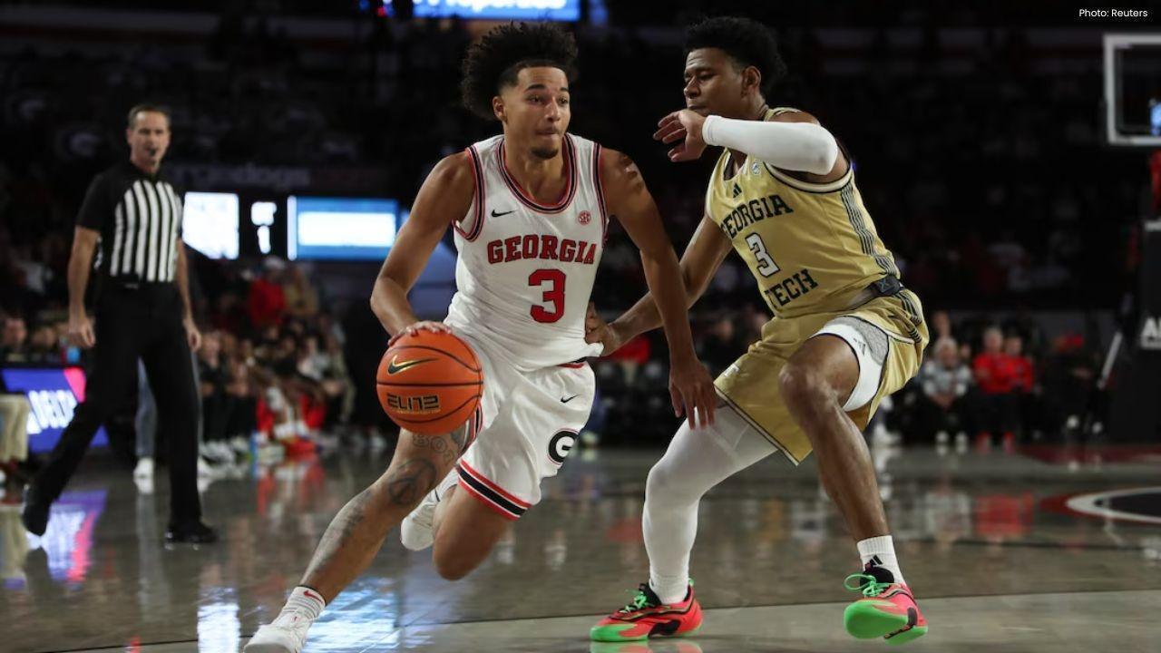 Georgia Triumphs Over Georgia Tech 92-87 in Intense Rivalry Showdown