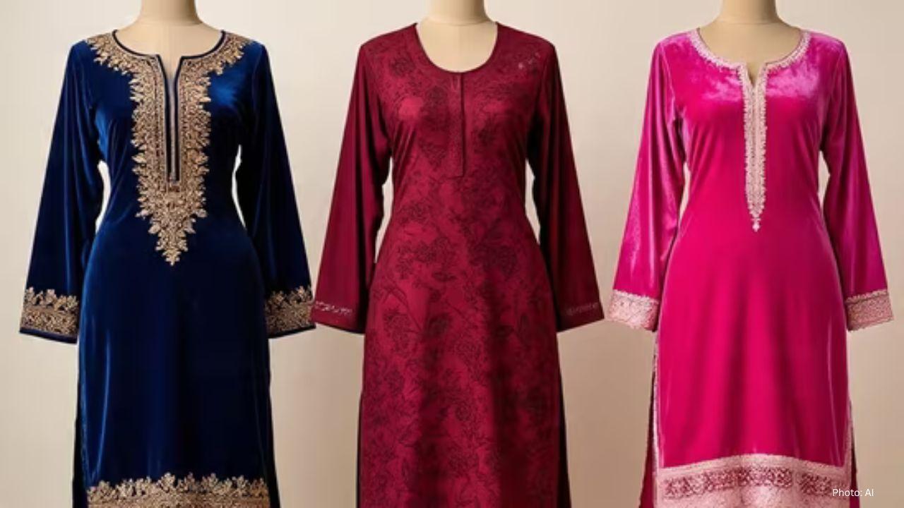 Winter's Fashion Essential: Velvet Kurta Sets for Ultimate Comfort and Style