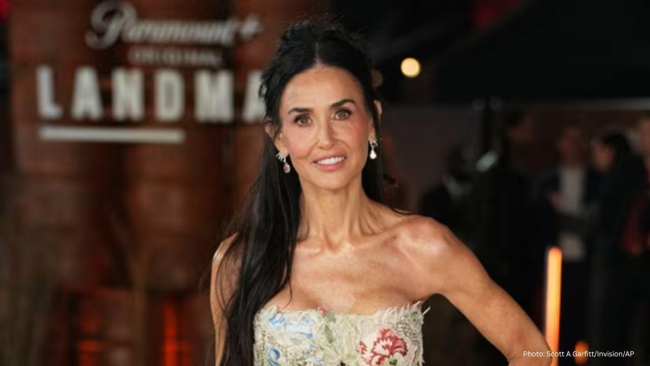 Demi Moore Dazzles in Exquisite Gown at Landman Season 2 London Premiere