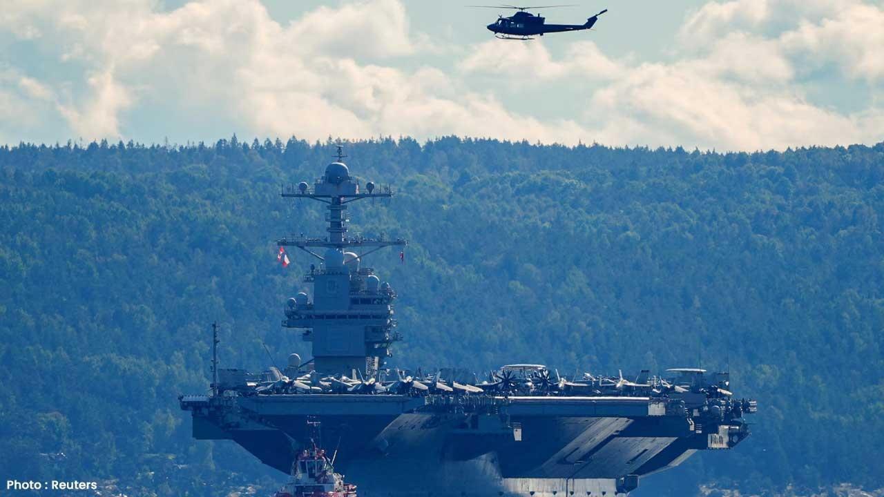 USS Gerald R. Ford Takes Center Stage in Caribbean Naval Operations