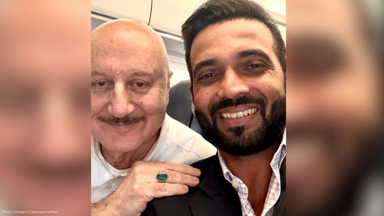 Anupam Kher and Ajinkya Rahane Relive a Tumultuous Flight Experience