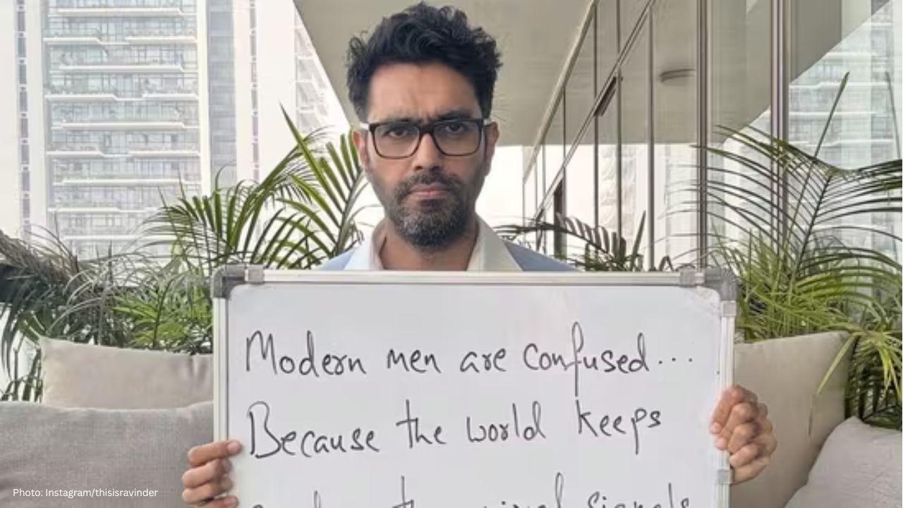 Ravinder Singh Explores Modern Men's Dilemma Amid Evolving Gender Norms