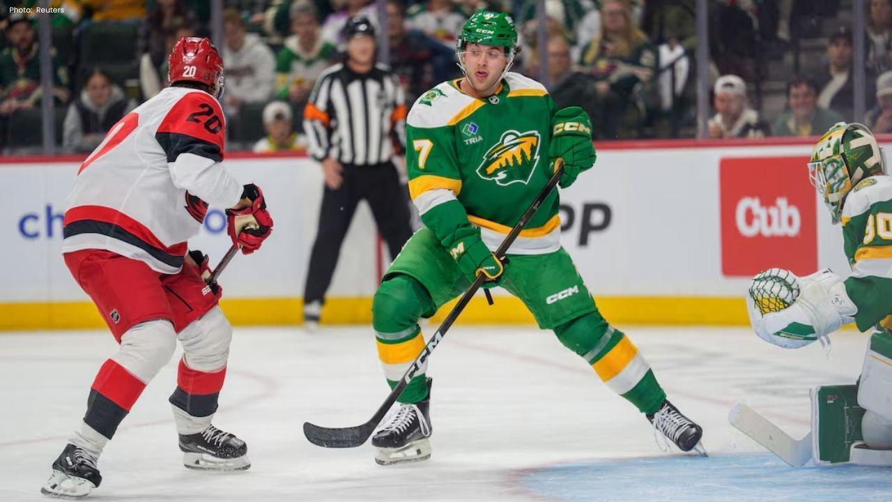 Wallstedt Shines as Wild Edge Hurricanes 4-3