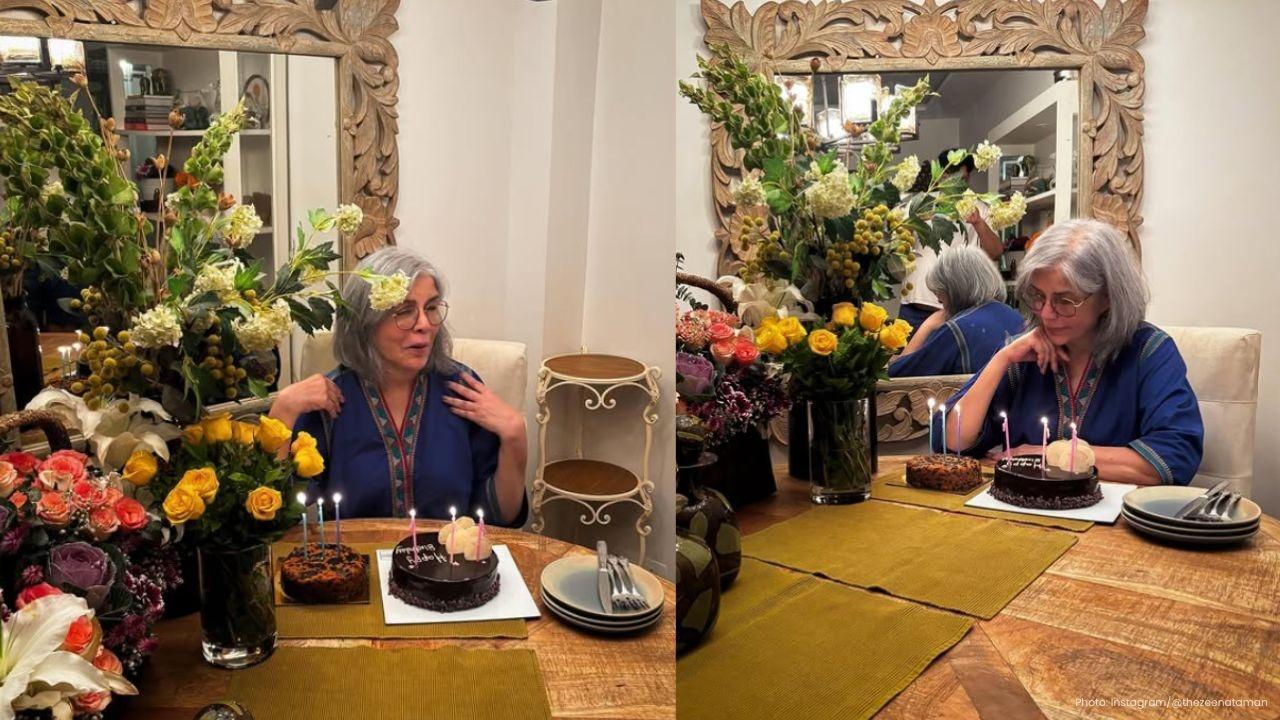 Zeenat Aman Celebrates 74: An Evening of Joy, Dance, and Cake