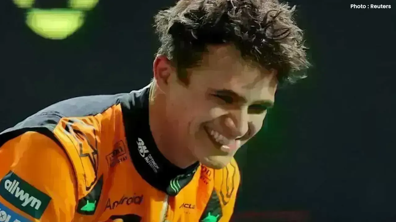 Lando Norris Takes Pole Position in Rain-Drenched Las Vegas F1 Qualifying