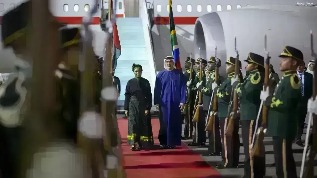 Crown Prince of UAE Joins G20 Summit in South Africa