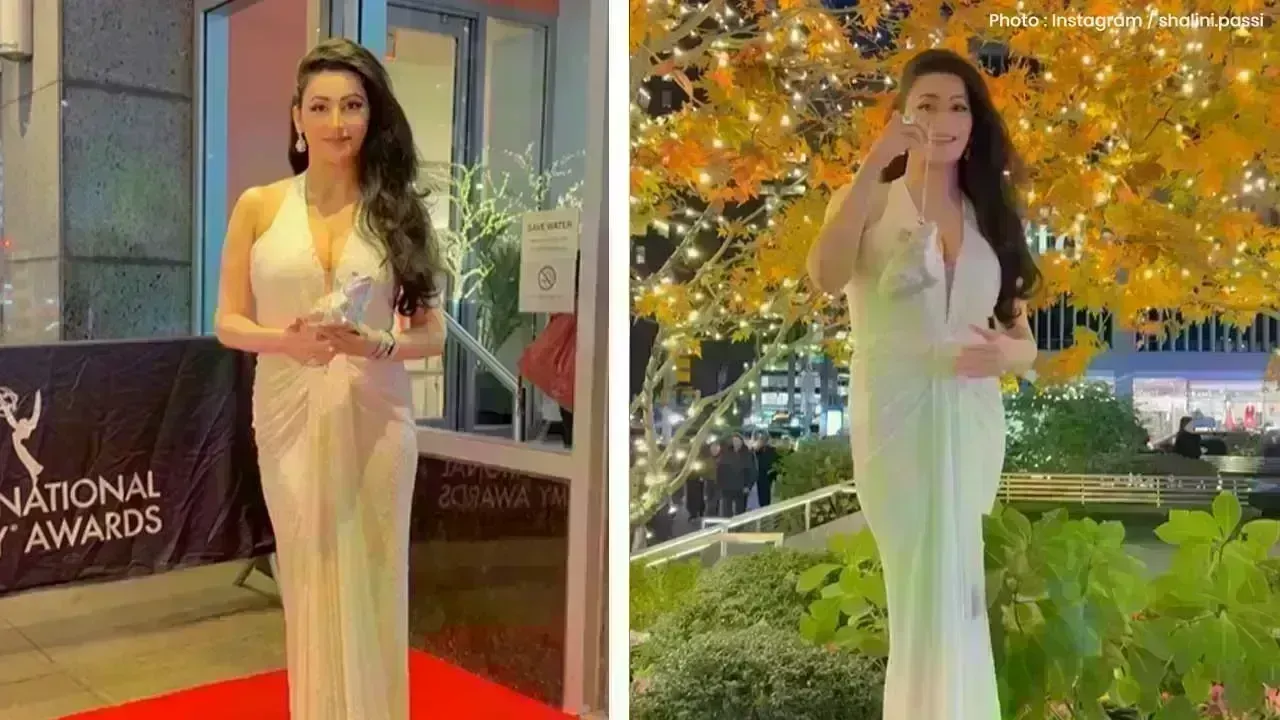 Shalini Passi Dazzles in Jenny Packham Dress at 53rd International Emmys