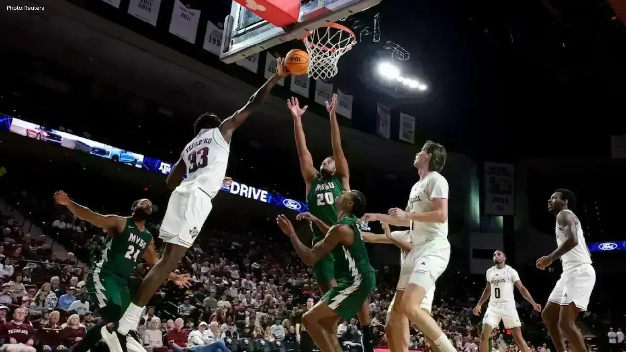 Texas A&M Dominates Mississippi Valley State 120-84