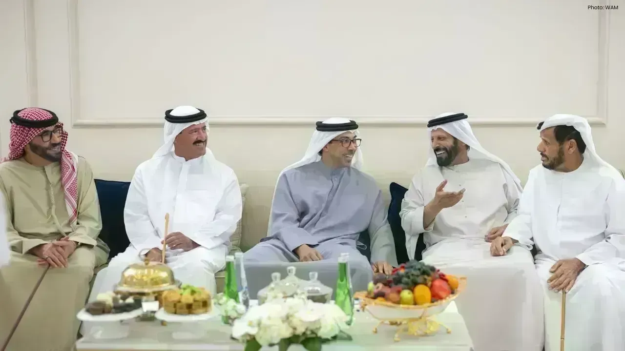 Sheikh Mansour Attends Day Three of the Zayed Camel Race Grand Prize 2025