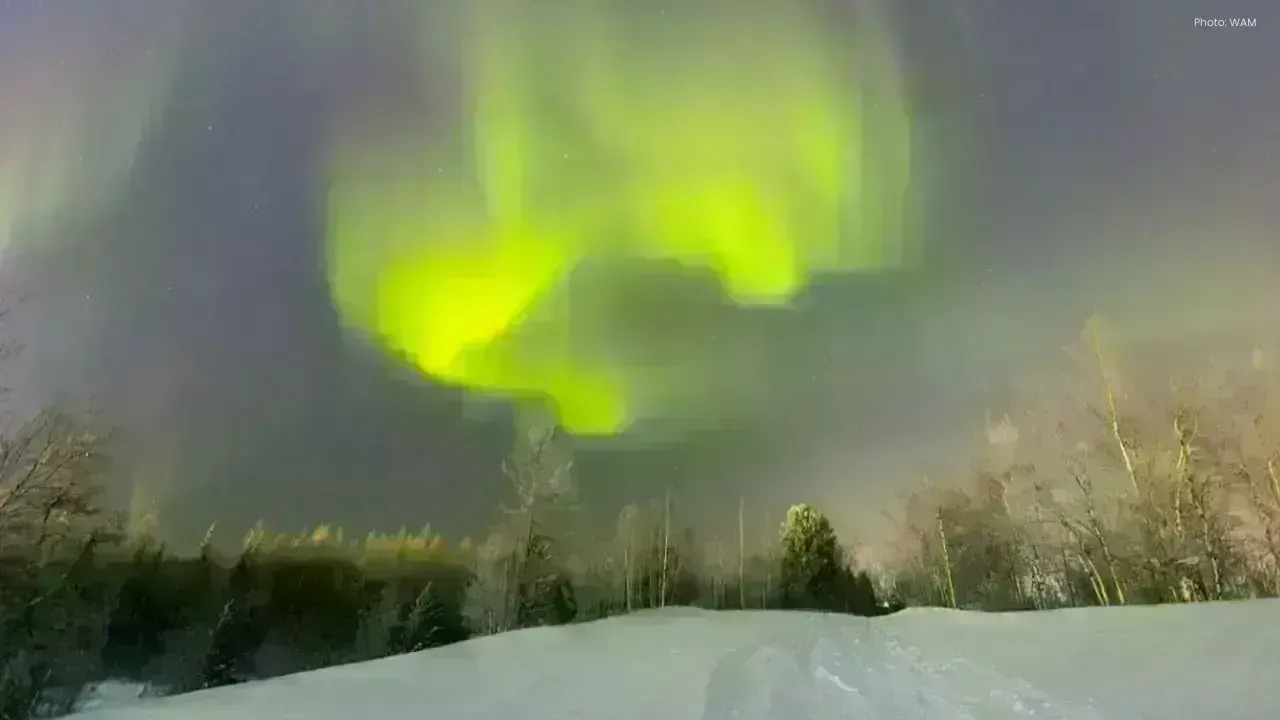 Majestic Auroras Illuminate Novy Urengoy's Arctic Skies