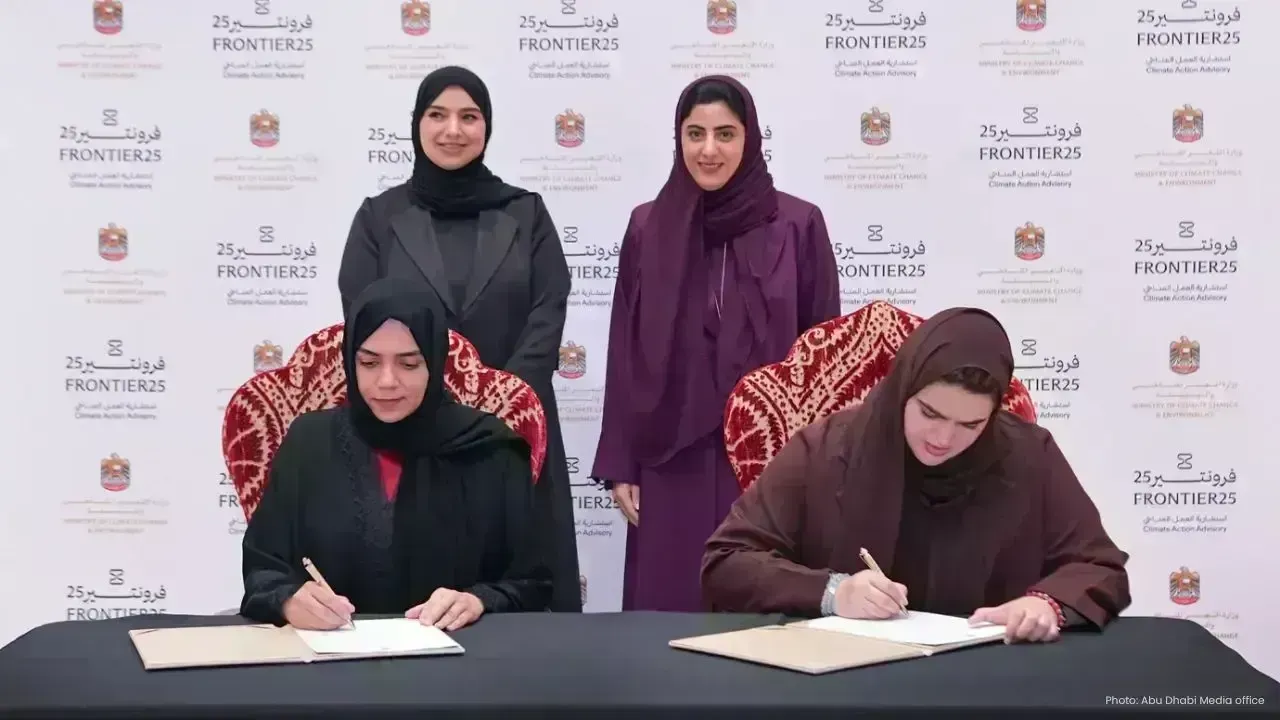 UAE's MOCCAE and Frontier25 Forge Partnership for Enhanced Climate Action
