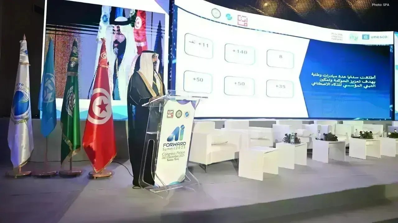 Saudi Arabia Showcases AI Advancements at Tunisian Summit