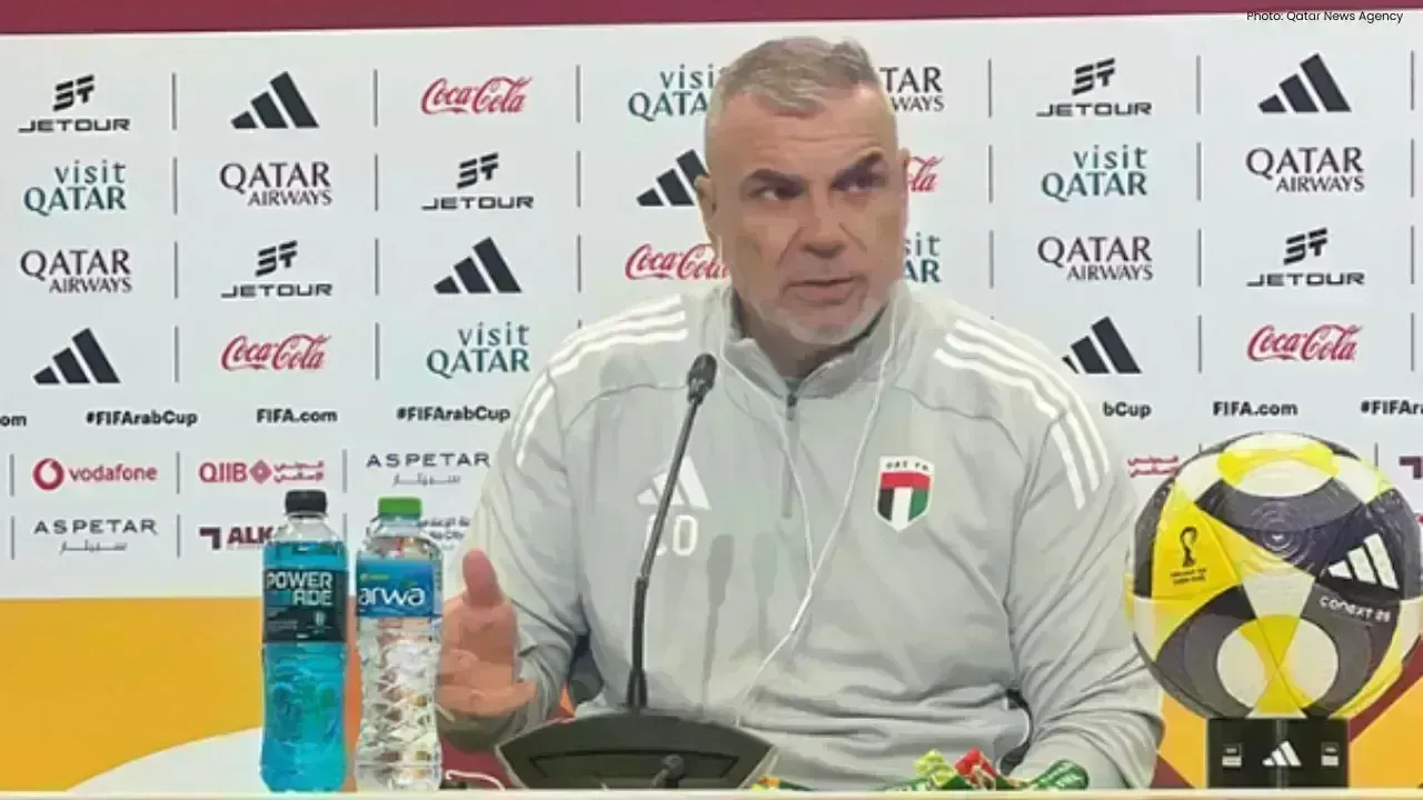UAE's Olaroiu Blames Red Card for Setback Against Jordan