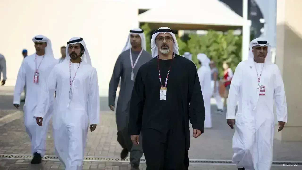Sheikh Khaled Engages at the Final Day of Abu Dhabi Grand Prix 2025