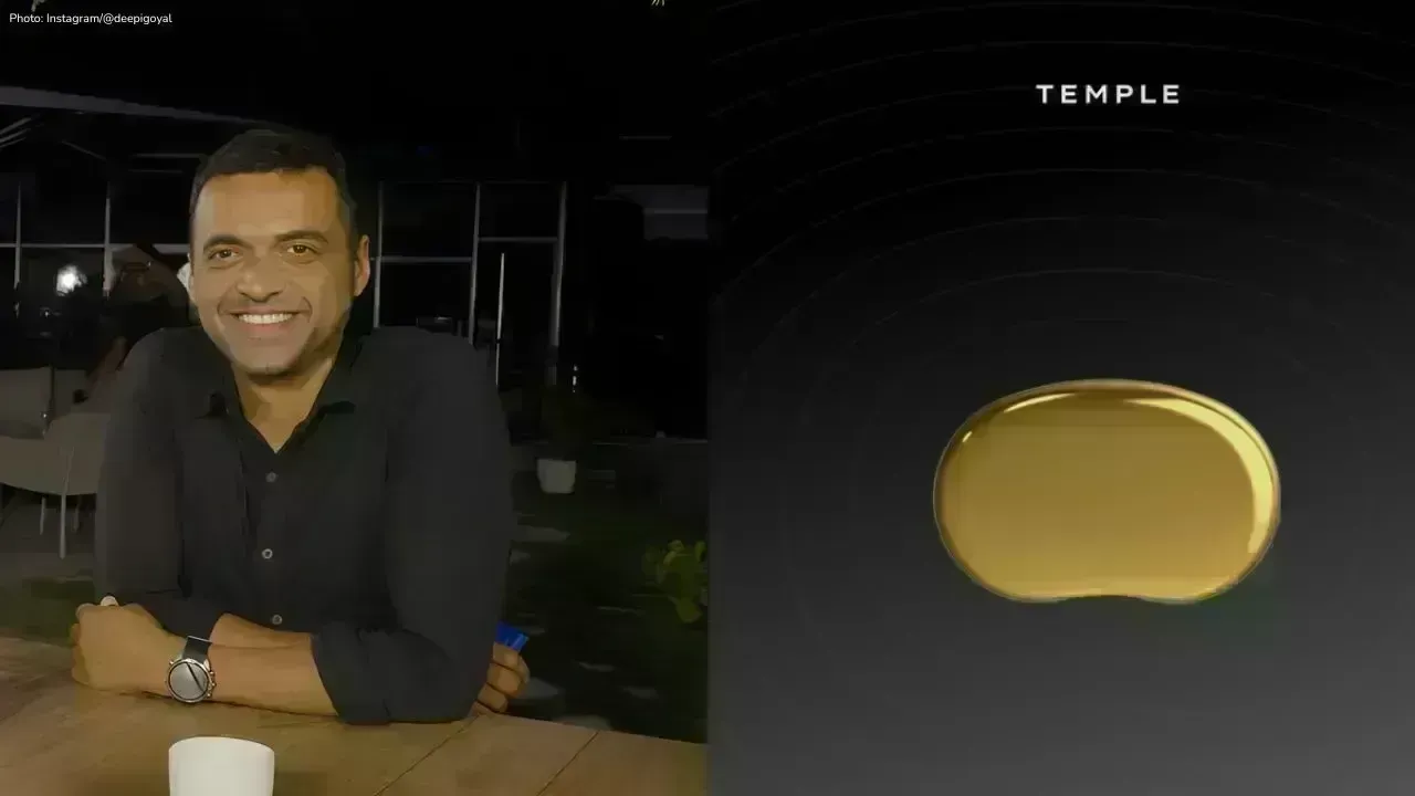 Deepinder Goyal Introduces Groundbreaking Temple Brain Monitoring Device