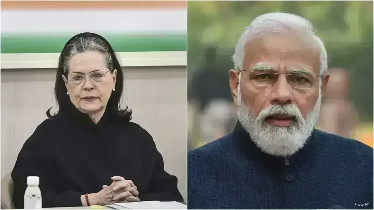 Modi Extends Birthday Greetings to Sonia Gandhi