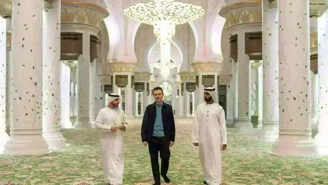 North Macedonia's Foreign Minister Explores Sheikh Zayed Grand Mosque