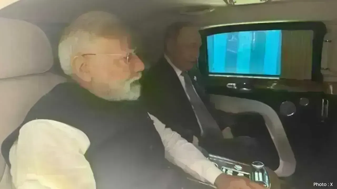 PM Modi-Putin Car Ride Sparks US Debate on India-US Relations Shift